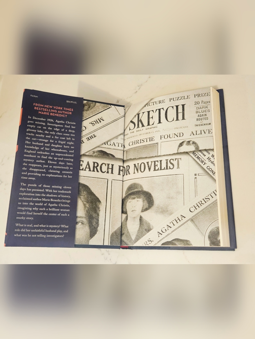 BOGO The Mystery of Mrs. Christie: A Novel Marie Benedict Hardcover - Picture 4 of 7